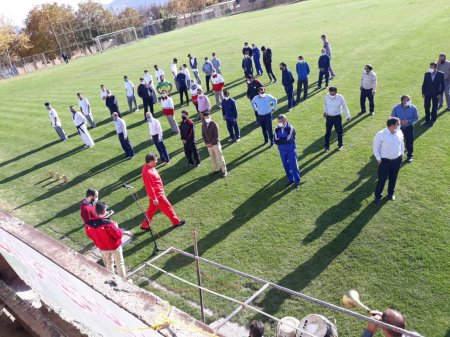 به مناسبت هفته تربیت بدنی و ورزش مسابقه دال پلان در شهرستان دهاقان برگزار شد