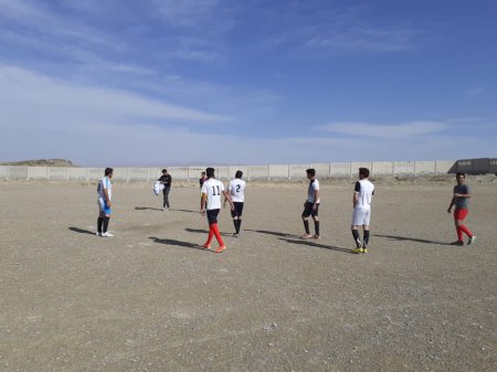 برگزاری مسابقه فوتبال روستای اشن شهرستان نجف‌آباد