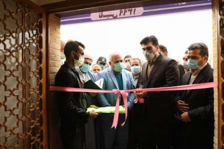 گزارش تصویری افتتاح خانه‌ورزش روستای سعادت‌آباد