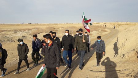 همایش پیاده‌روی به مناسبت ولادت امام علی علیه‌السلام در روستای قورتان شهرستان اصفهان