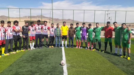 برگزاری مسابقات فوتبال چهارجانبه روستایی شهرستان اردستان