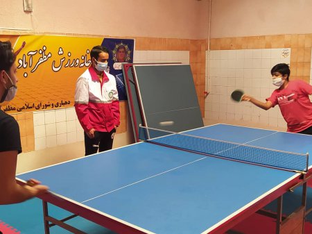 برگزاری مسابقات تنیس روی میز ویژه آقایان در روستای مظفرآباد شهرستان نایین