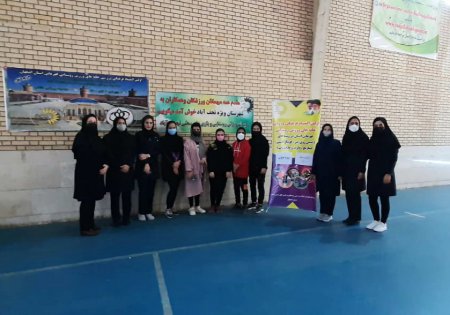 قهرمانی دختران نوجوان شهرستان فریدن در مرحله قهرمانی استانی المپیاد خانه‌های ورزش روستایی