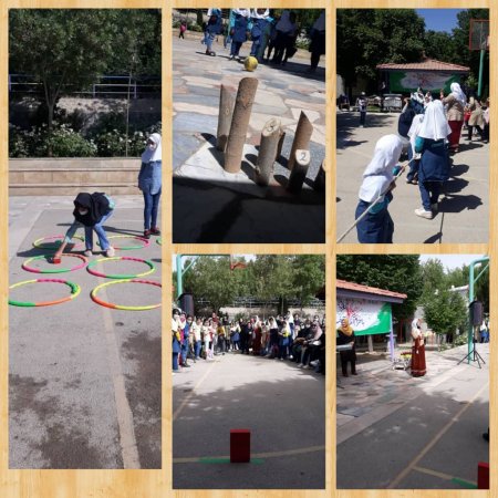 مسابقات بومی محلی ویژه نوجوانان باغ بانوان طلوع اصفهان