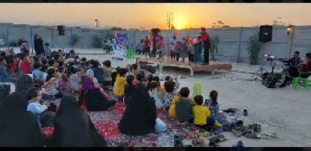 برگزاری جشن در روستا بمناسبت روز جهانی کودک شهرستان آران وبیدگل