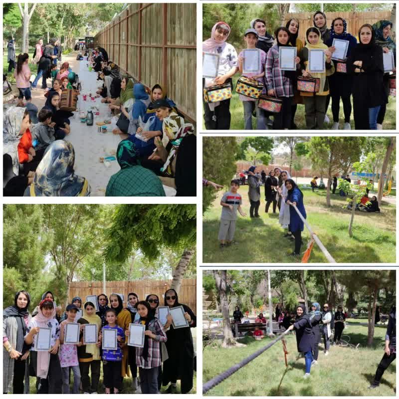 برگزاری ورزش صبحگاهی بانوان شهر گز شهرستان شاهین شهر و میمه