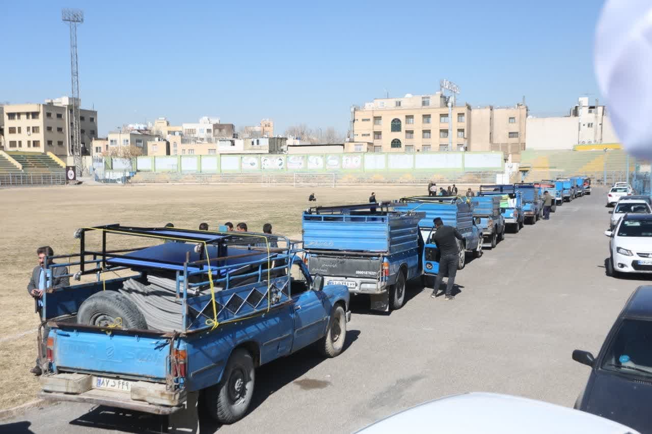 گزارش تصویری ارسال تجهیزات ورزشی به 22 خانه ورزش روستایی استان اصفهان