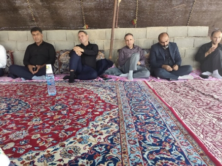 مراسم عزاداری اربعین حسینی در سیاه چادر عشایری شهرستان جرقویه