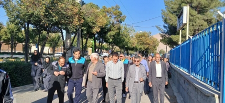 همایش بزرگ پیاده روی خانوادگی ویژه بازنشستگان شهرستان دهاقان