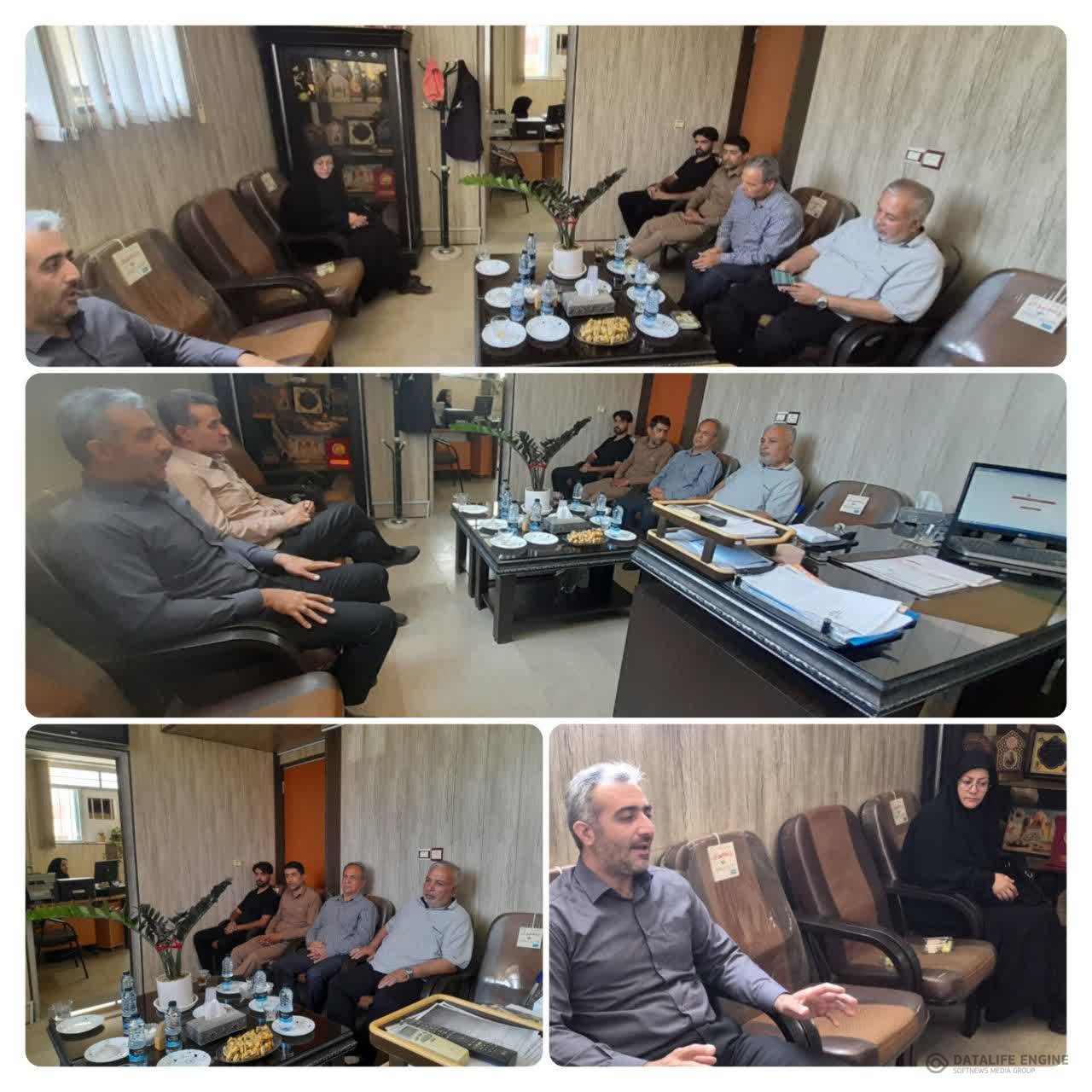 برگزاری جلسه اعضای هیئت ورزش های روستایی آران و بیدگل با رئیس و اعضای هیئت استان