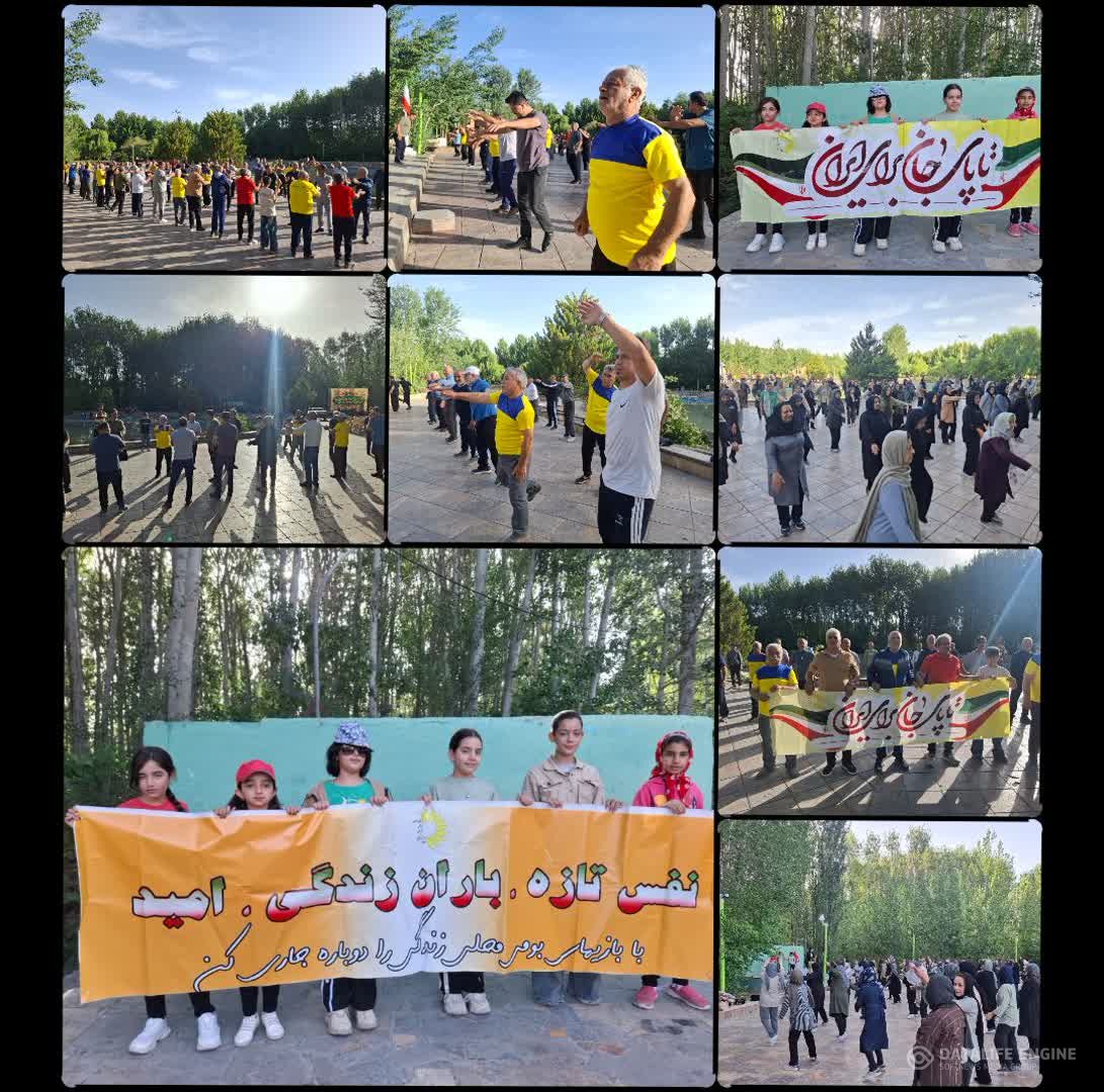 برگزاری همایش دوچرخه سواری  شهرستان مبارکه به مناسبت عید غدیر خم