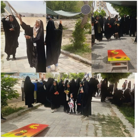 برگزاری مسابقات دارت و کورن‌هول در فلاورجان به یاد زنان و کودکان شهید غزه، همراه با جشن دهه کرامت