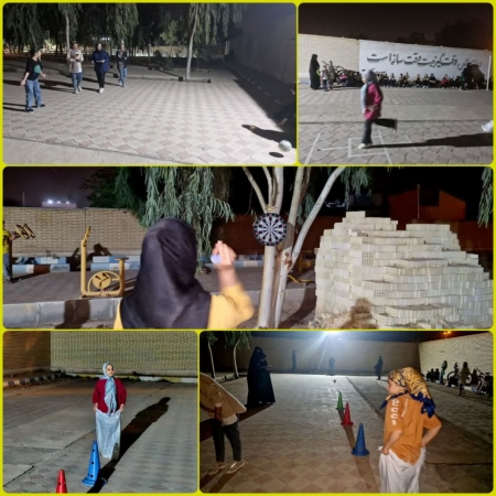 برگزاری مسابقات جام شفق در باغ بانوان زواره
