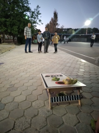 برگزاری اردوی خانوادگی در باغ بانوان به مناسبت پایان سال تحصیلی مدرسه شاهد علی‌اکبر