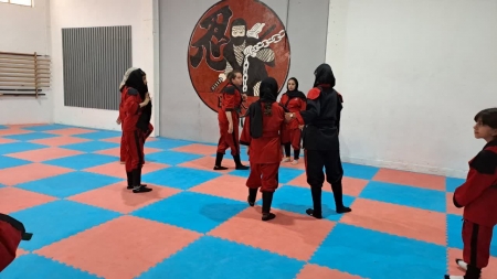 کارگاه دانش افزایی بانوان ویژه درجات زرد الی بنفش در باشگاه مرکزی بودو نینجا (یکه تاز) برگزار شد