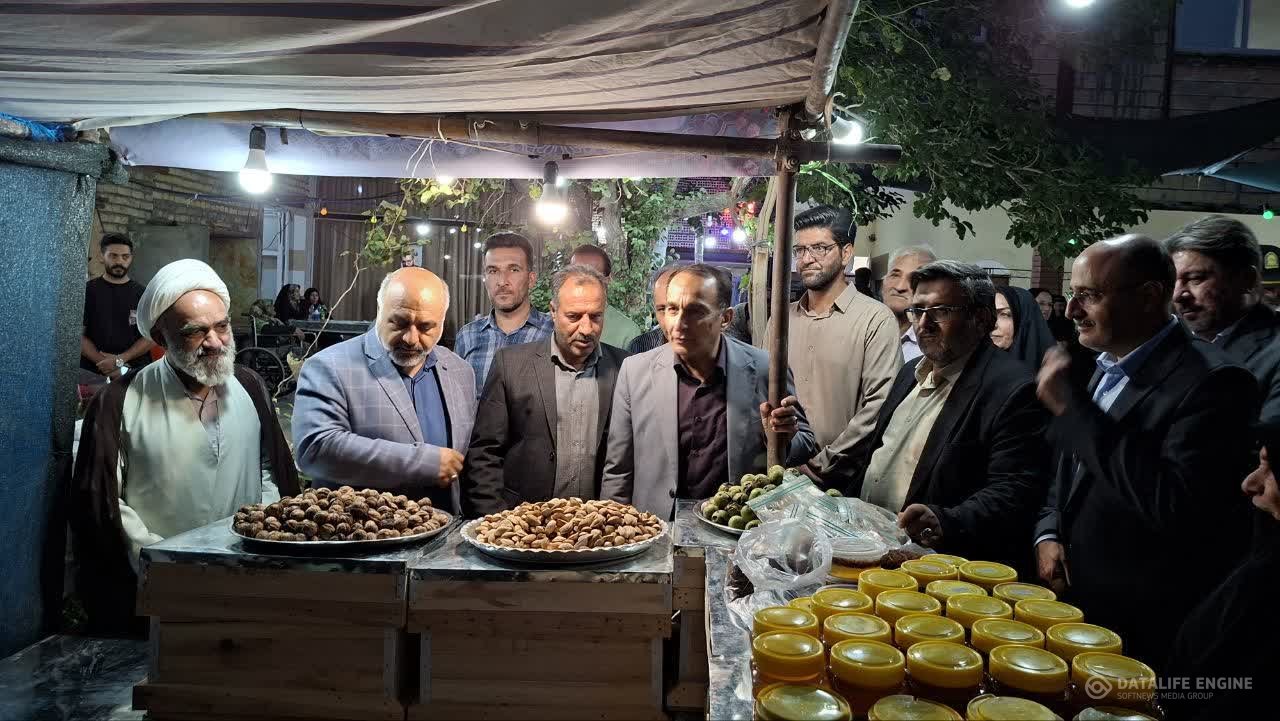 افتتاح دومین جشنواره ی گردو؛روستای نیسیان؛از توابع شهرستان اردستان